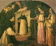 Francisco de Zurbaran the virgin appears to the monks of soriano oil